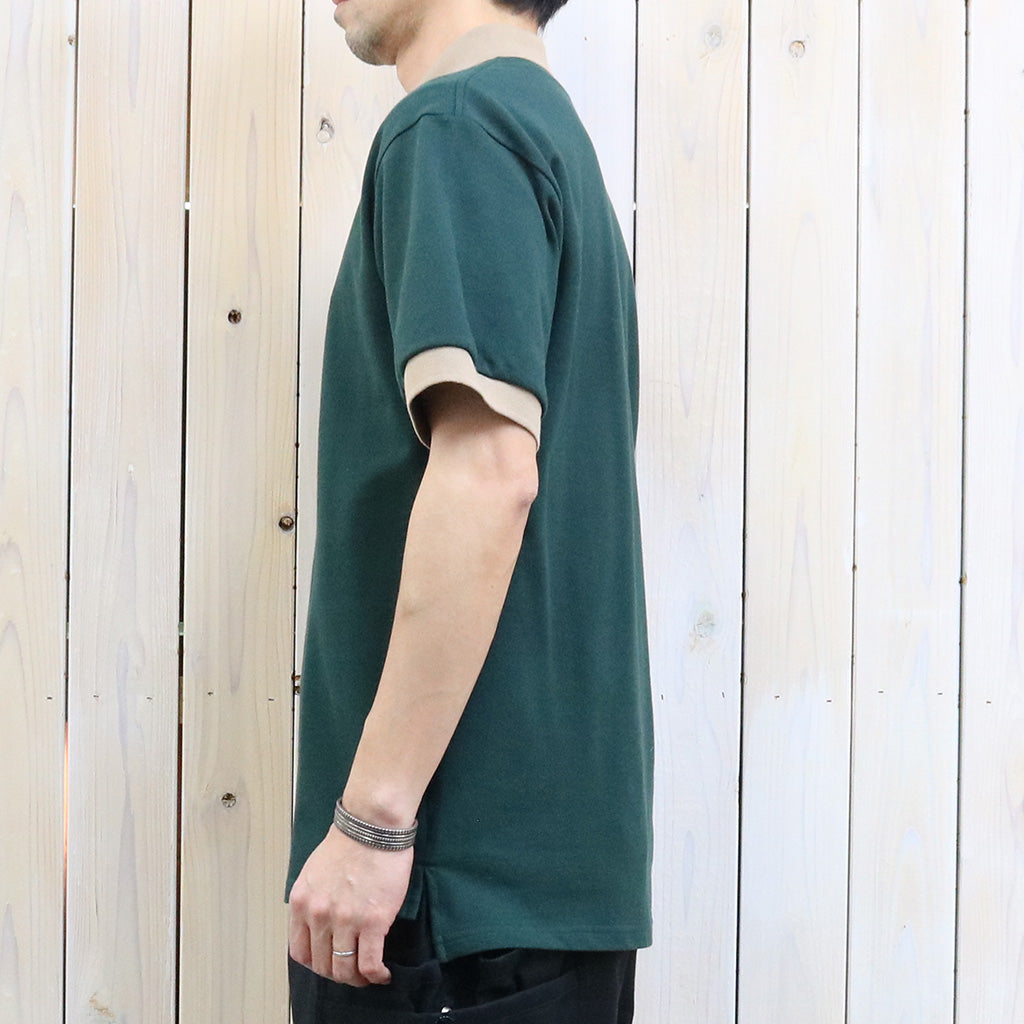 SOUTH2 WEST8 : S/S Polo Shirt-Cotton Pique (Green)