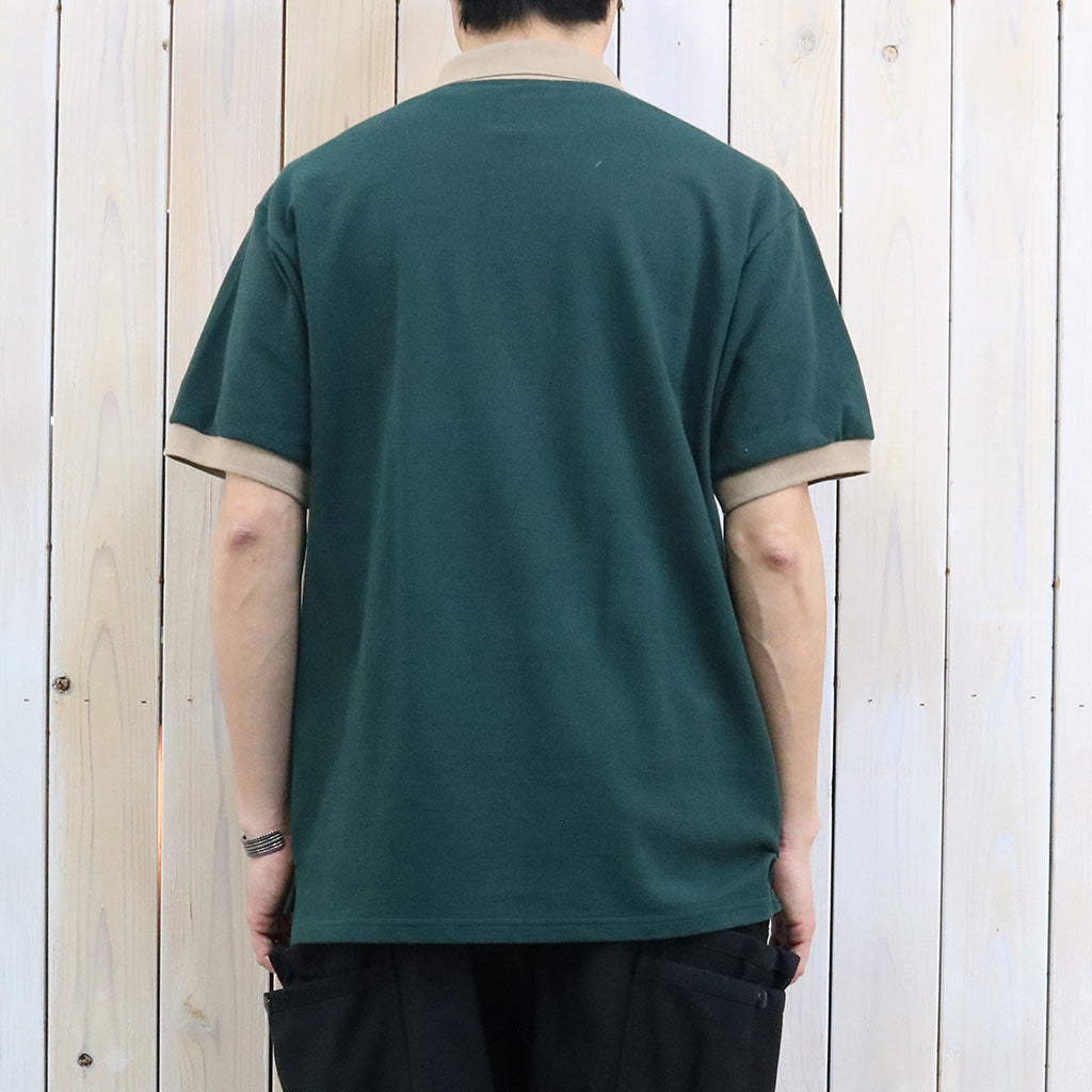 SOUTH2 WEST8 : S/S Polo Shirt-Cotton Pique (Green)