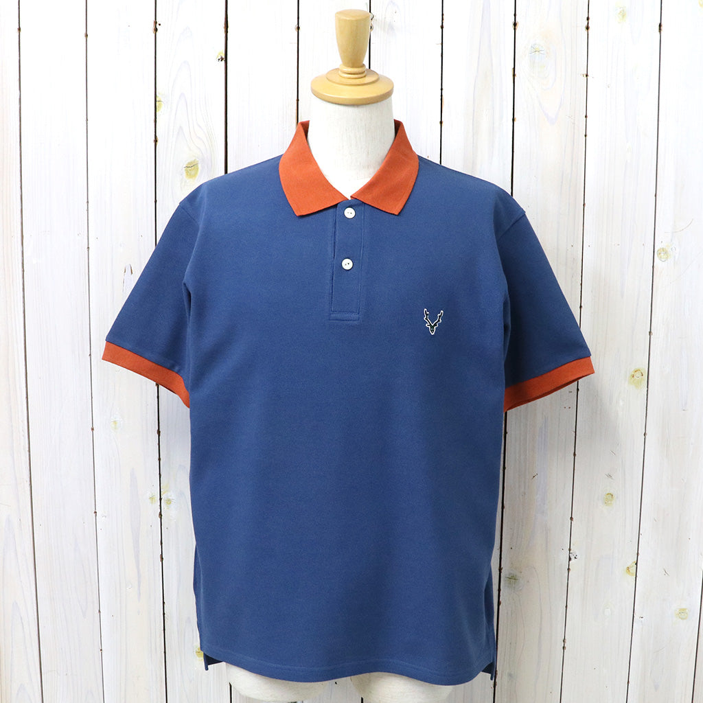 SOUTH2 WEST8『S/S Polo Shirt-Cotton Pique』(Blue)