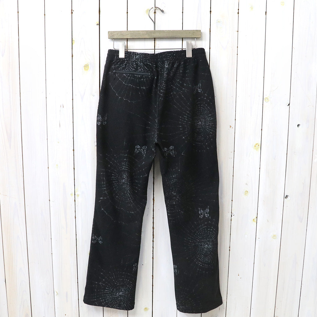 Needles『Track Pant-Pile Jacquard/Spider Web』(Black)