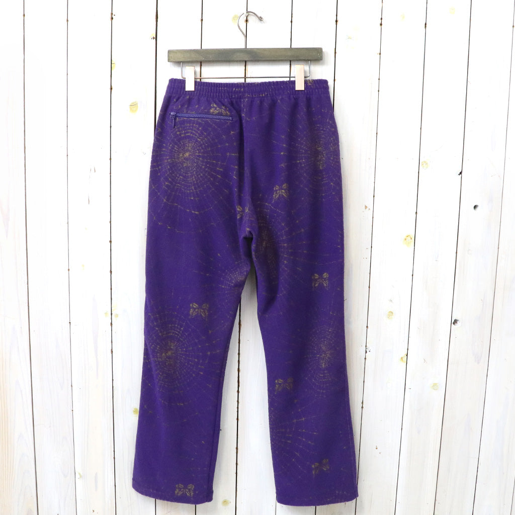 Needles『Track Pant-Pile Jacquard/Spider Web』(Purple)