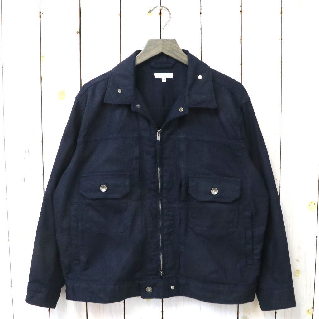 ENGINEERED GARMENTS『Trucker Jacket-CL Java Cloth』(Dk.Navy)