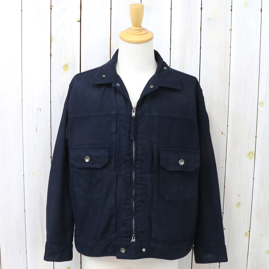 ENGINEERED GARMENTS『Trucker Jacket-CL Java Cloth』(Dk.Navy)