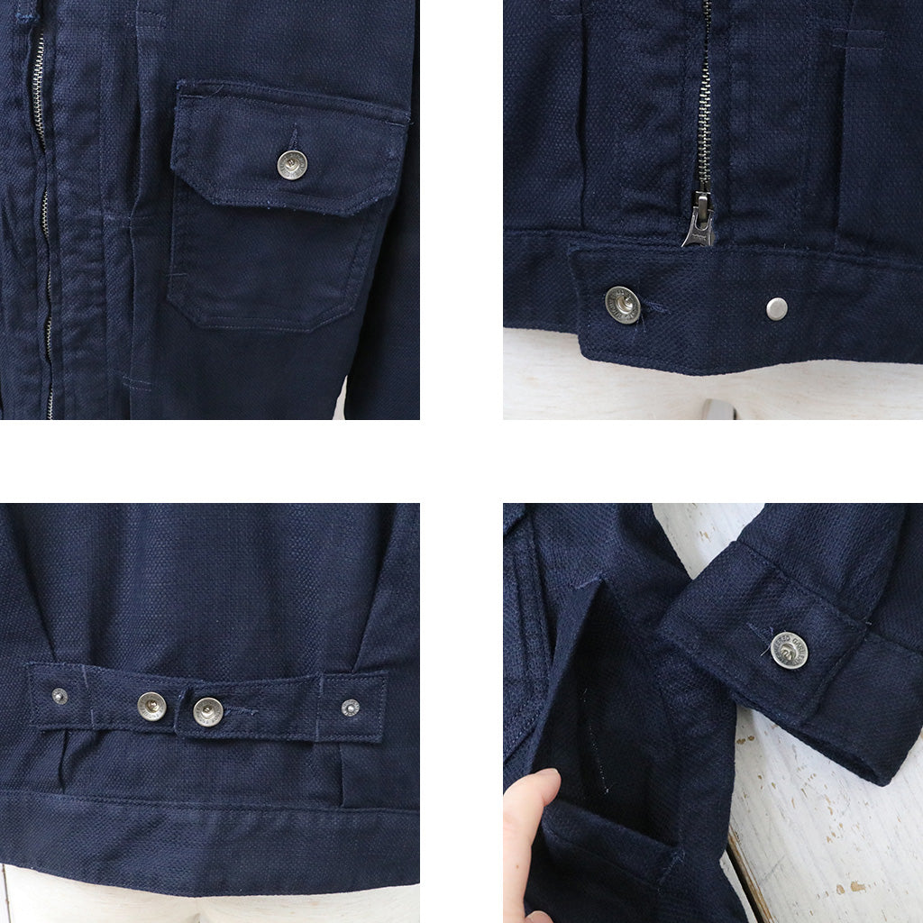 ENGINEERED GARMENTS『Trucker Jacket-CL Java Cloth』(Dk.Navy)