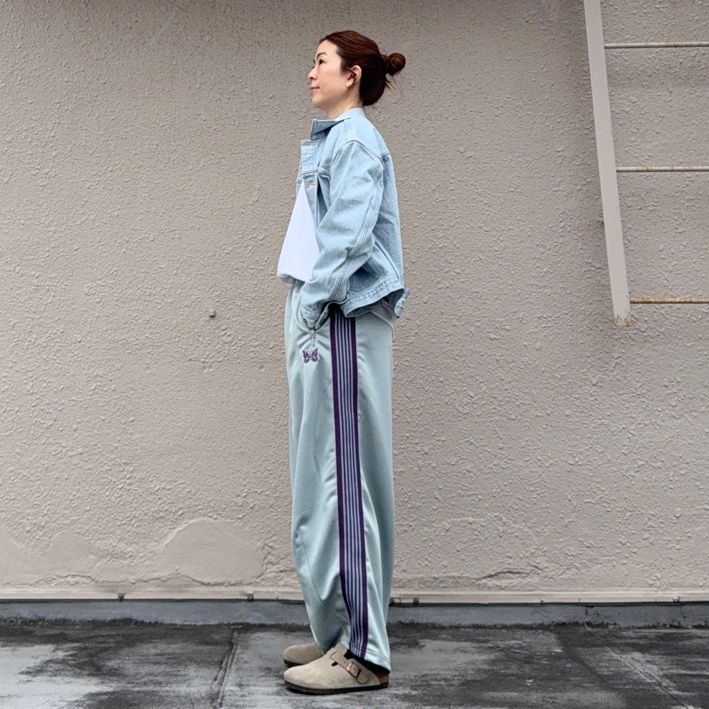 Needles : H.D. Track Pant-Poly Smooth (Sax)