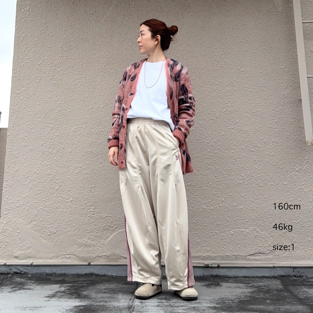 Needles : H.D. Track Pant-Poly Smooth (Ivory)