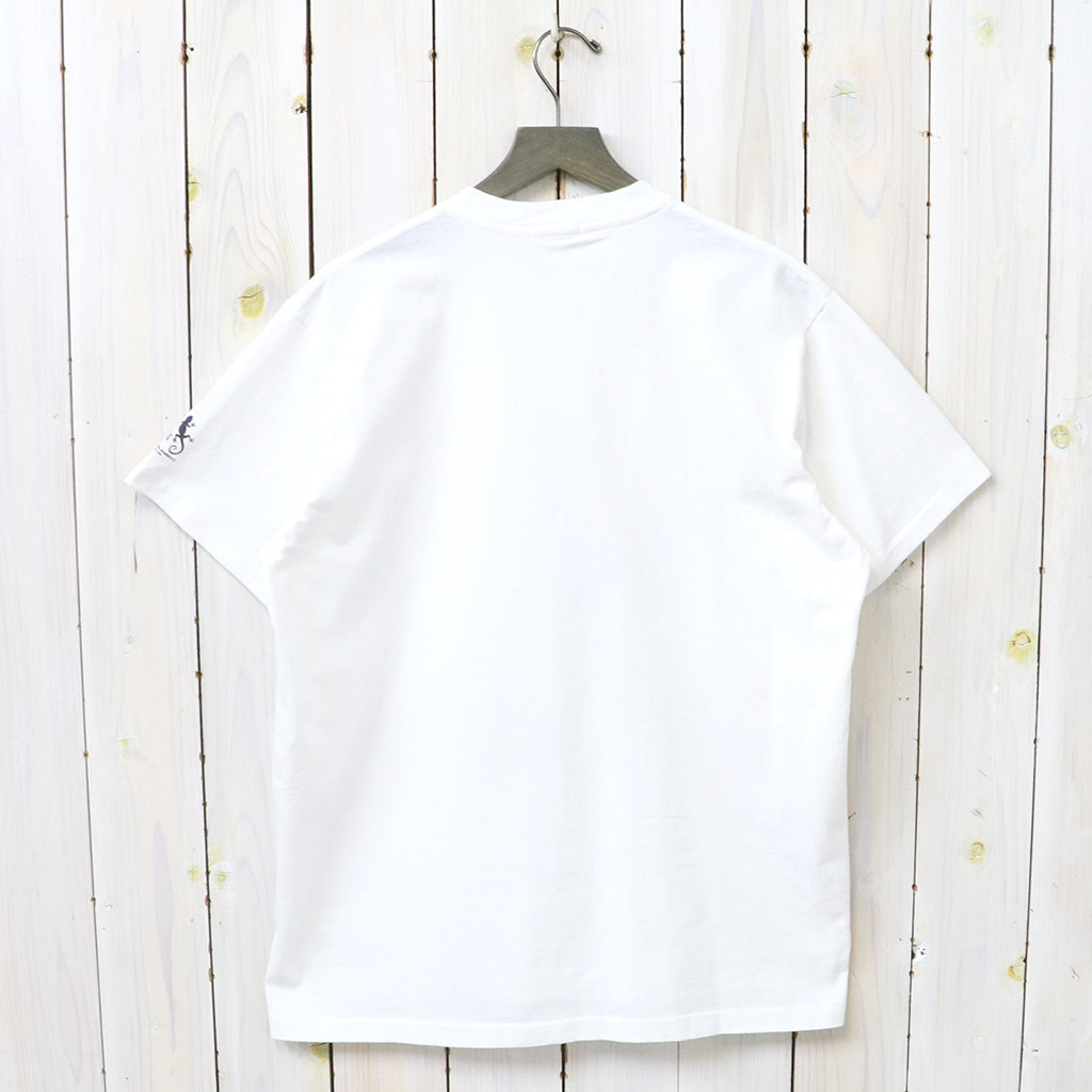 ENGINEERED GARMENTS : Printed Cross Crew Neck T-shirt-Gecko