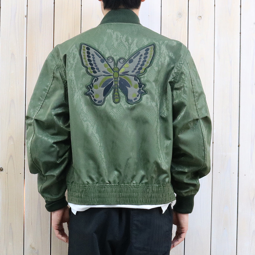 Needles『G-8 Jacket-Python Jacquard Sateen』(Olive)