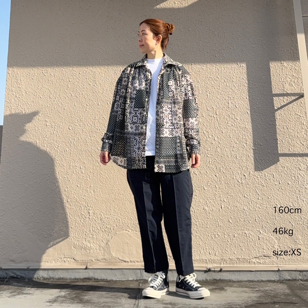 AiE : Painter Shirt-Poly Lace (Navy)
