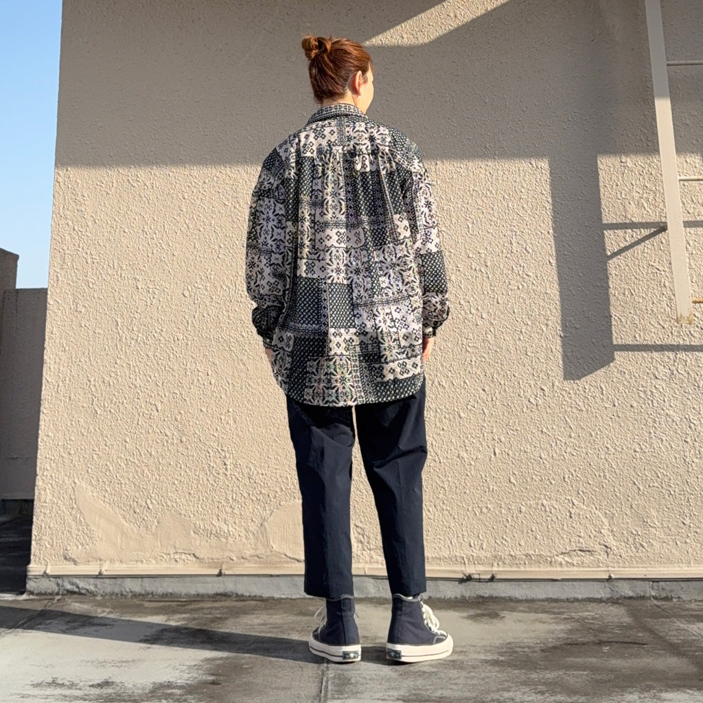 AiE : Painter Shirt-Poly Lace (Navy)
