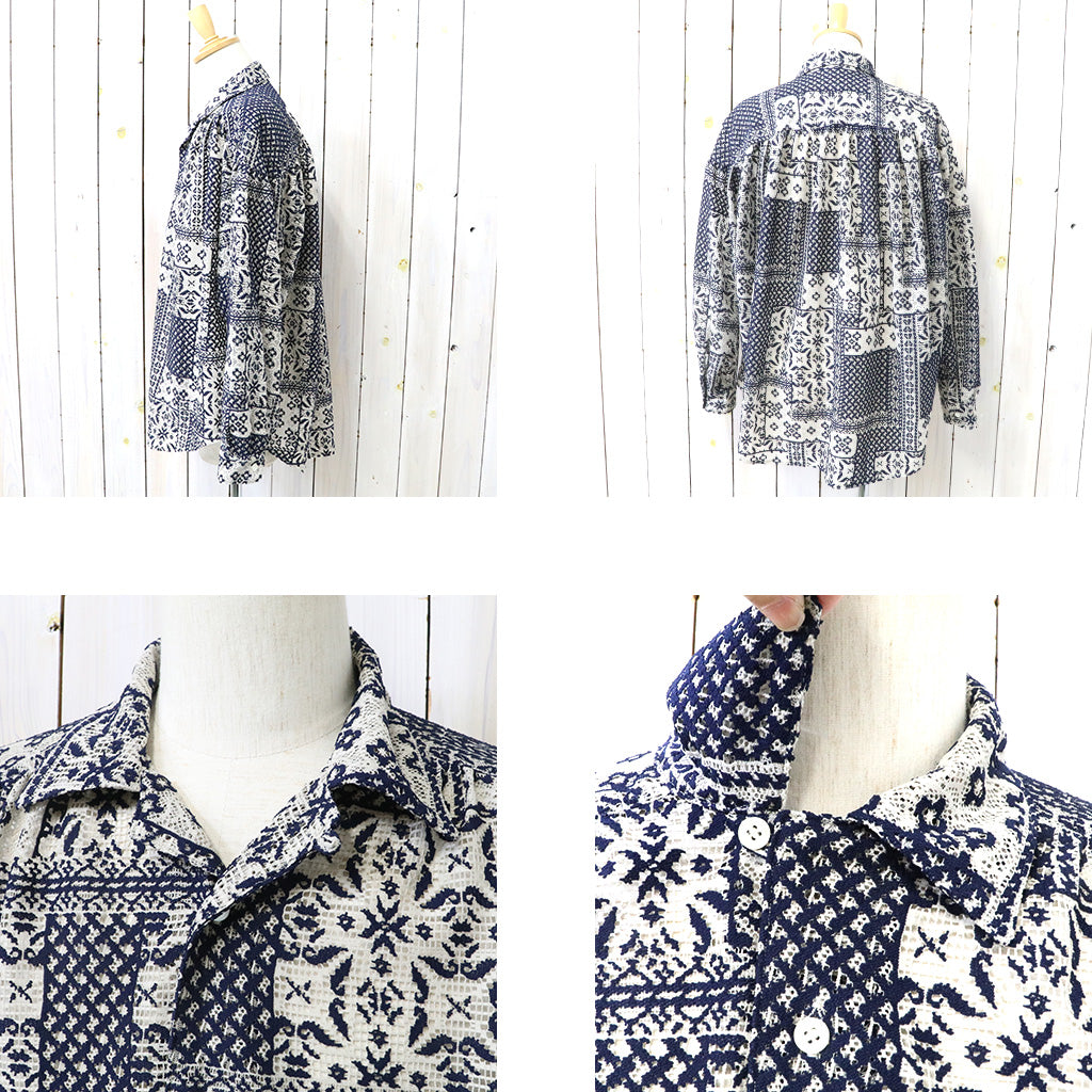 AiE : Painter Shirt-Poly Lace (Navy)