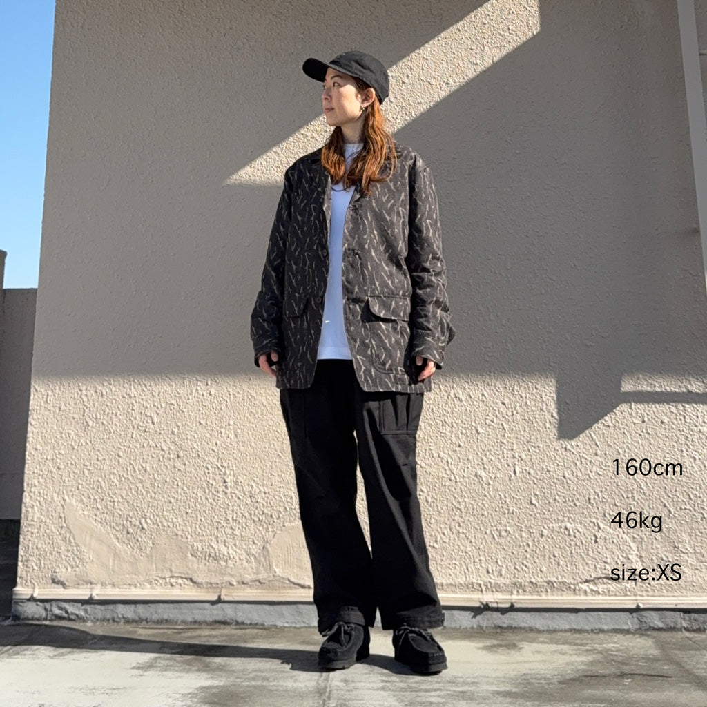 【SALE50%OFF】SOUTH2 WEST8 : Pen Jacket-Deer Horn Camo Jacquard (Black)