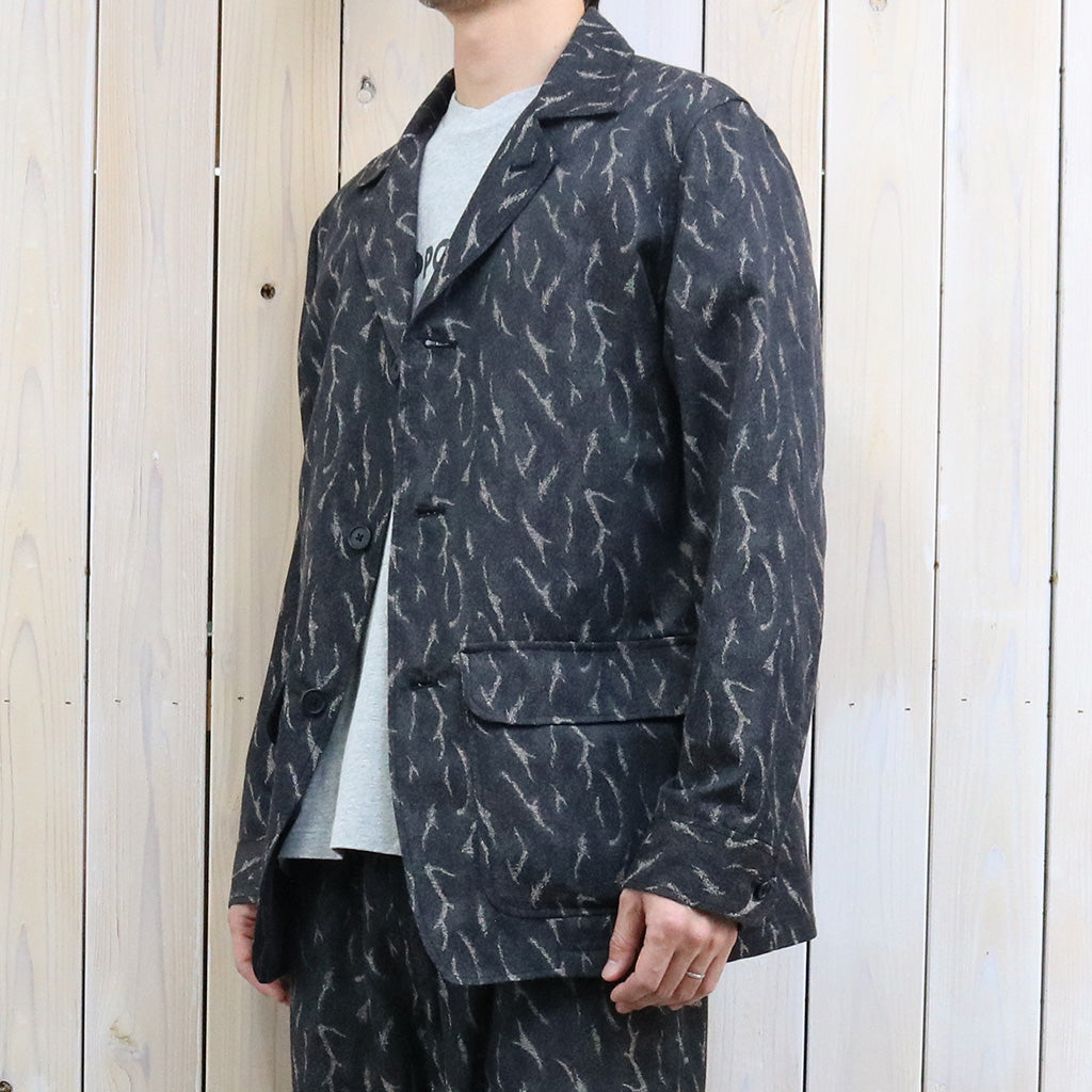 SOUTH2 WEST8『Pen Jacket-Deer Horn Camo Jacquard』(Black)