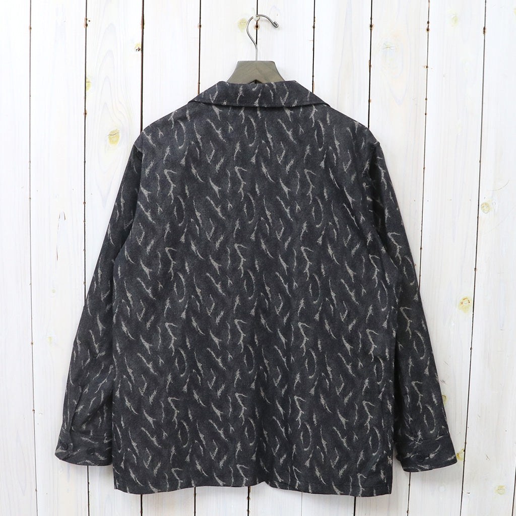 SOUTH2 WEST8『Pen Jacket-Deer Horn Camo Jacquard』(Black)