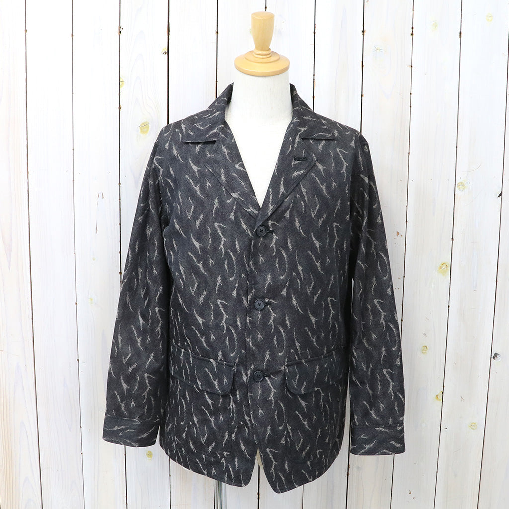 SOUTH2 WEST8『Pen Jacket-Deer Horn Camo Jacquard』(Black)