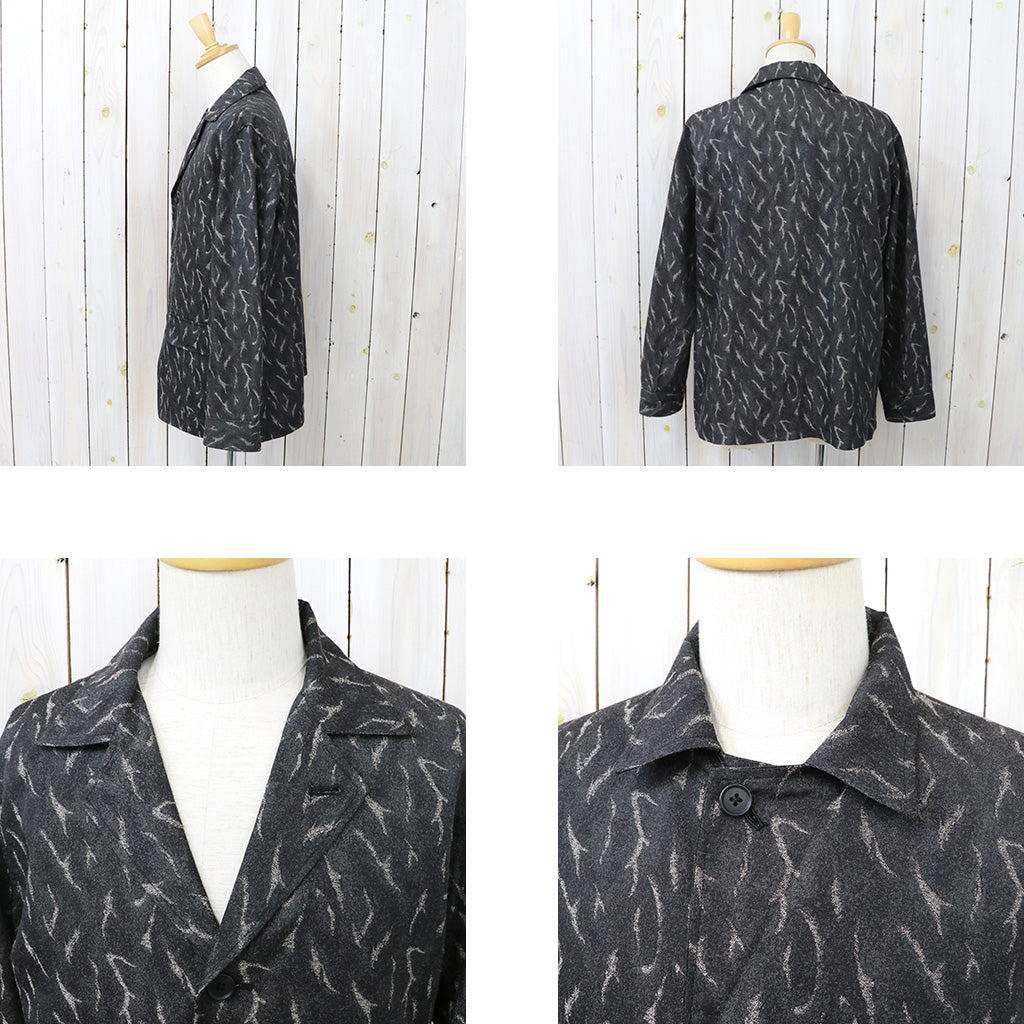 SOUTH2 WEST8『Pen Jacket-Deer Horn Camo Jacquard』(Black)