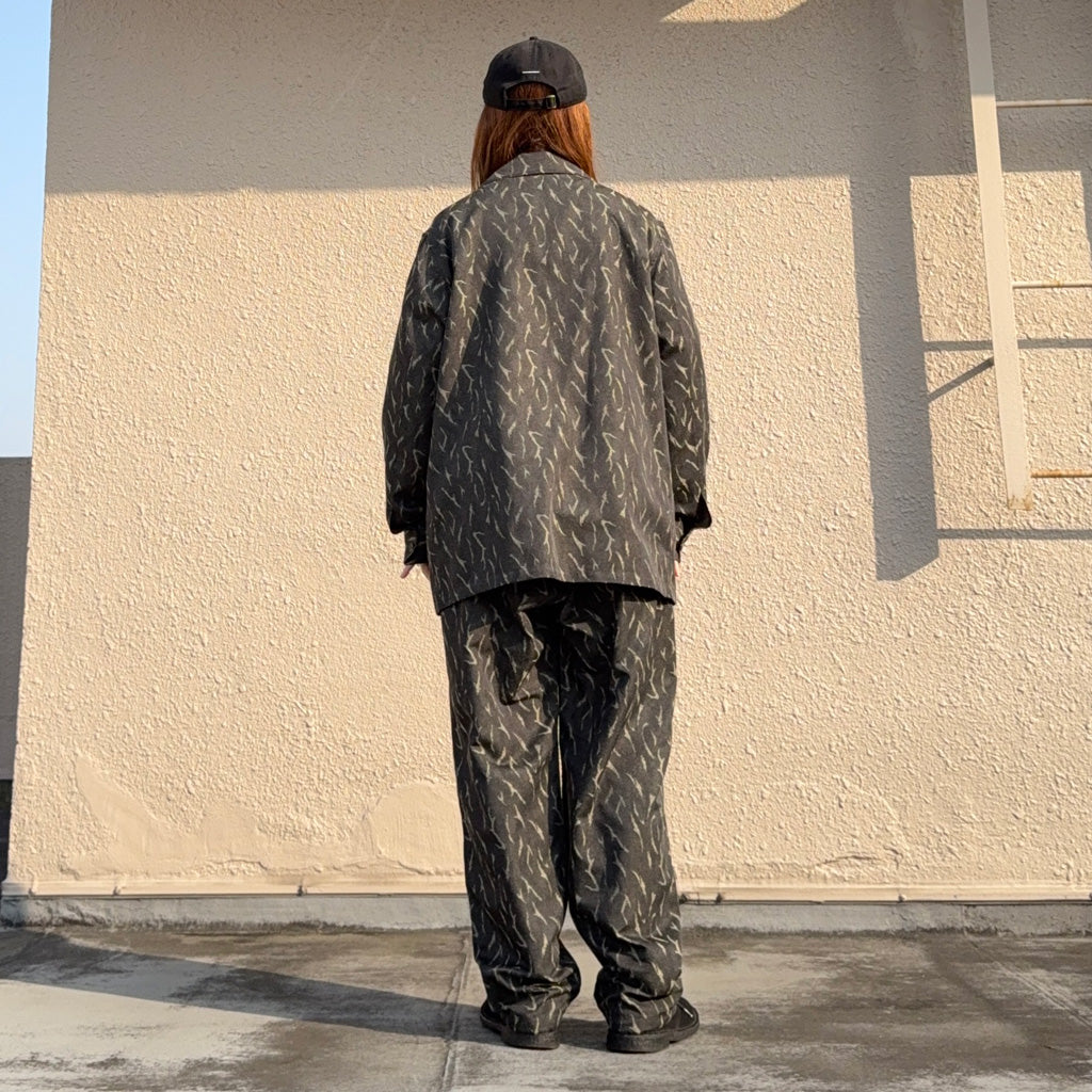 SOUTH2 WEST8『Pen Jacket-Deer Horn Camo Jacquard』(Olive)