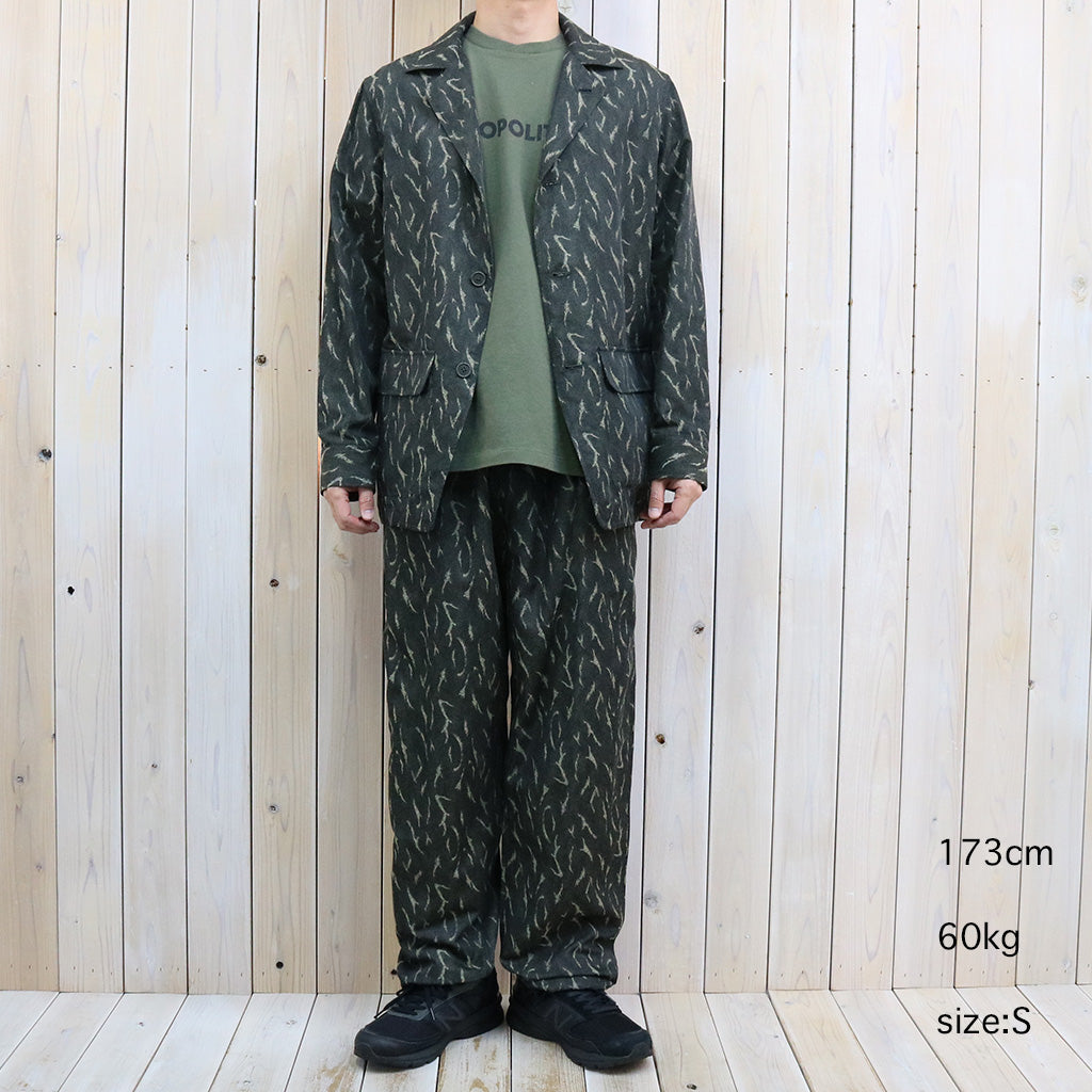 【SALE50%OFF】SOUTH2 WEST8 : Pen Jacket-Deer Horn Camo Jacquard (Olive)