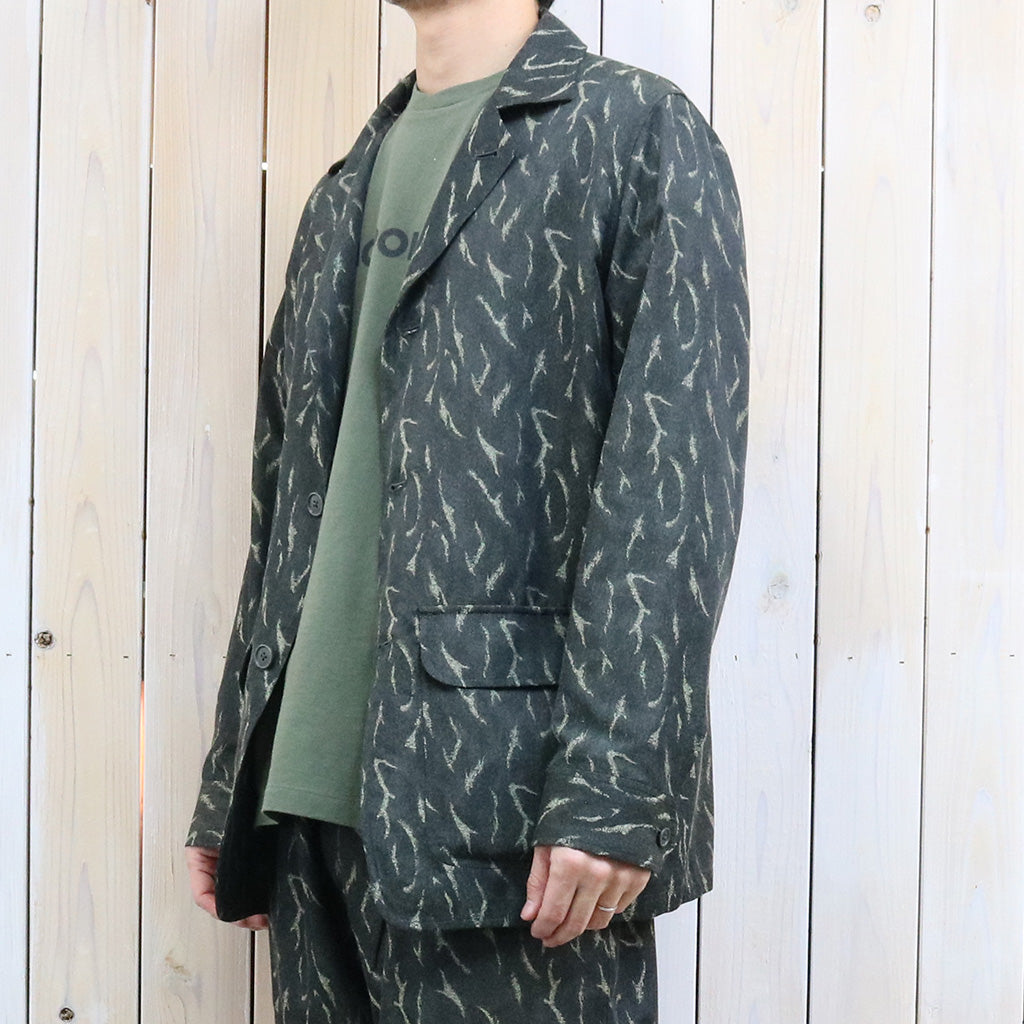 【SALE50%OFF】SOUTH2 WEST8 : Pen Jacket-Deer Horn Camo Jacquard (Olive)