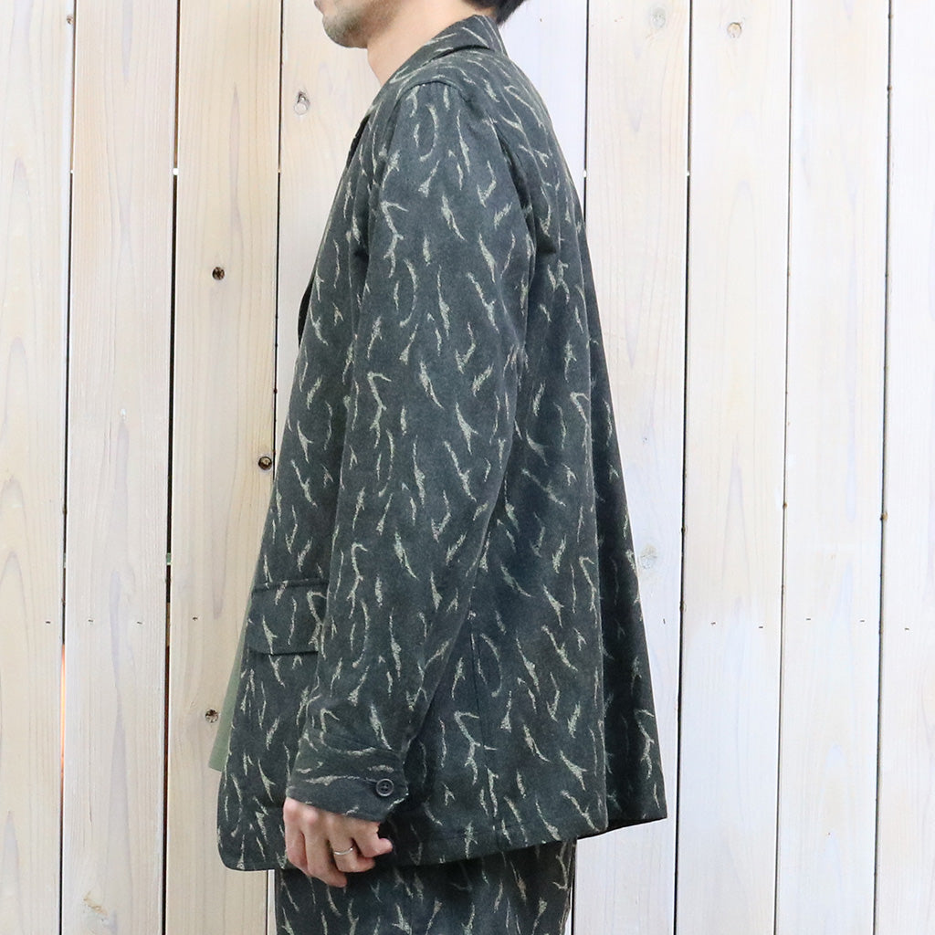 SOUTH2 WEST8『Pen Jacket-Deer Horn Camo Jacquard』(Olive)