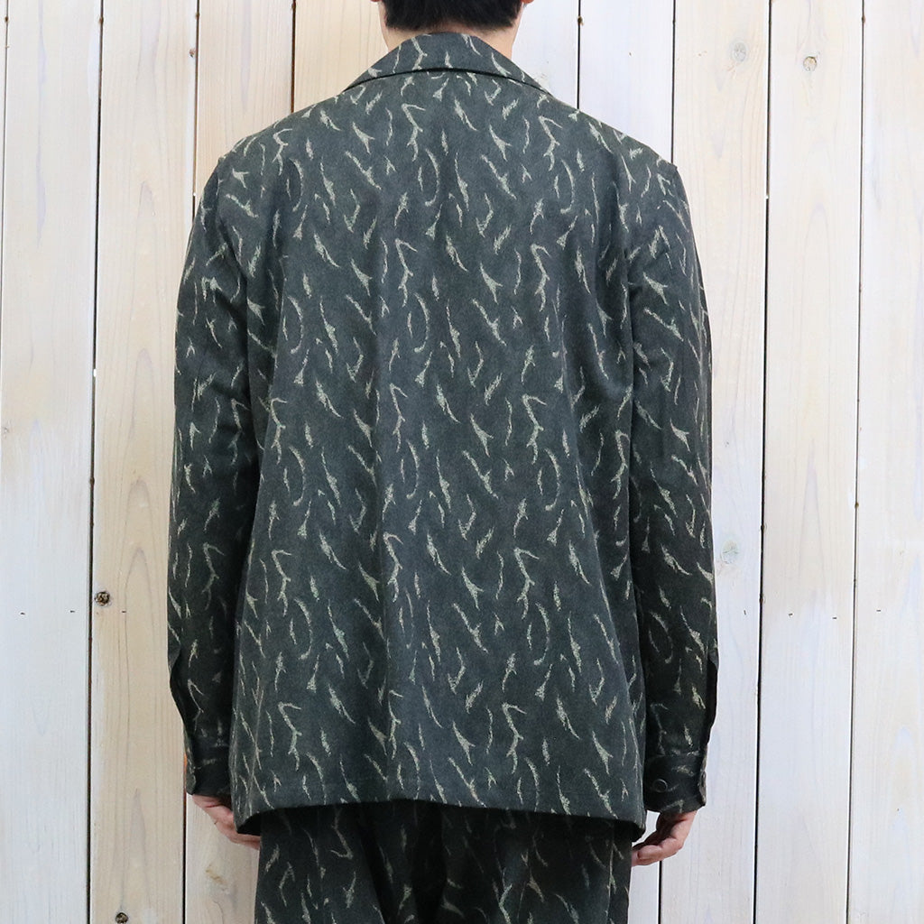 SOUTH2 WEST8『Pen Jacket-Deer Horn Camo Jacquard』(Olive)