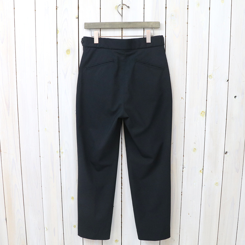 Needles : Tucked Side Tab Trouser-Poly Cloth (Black)