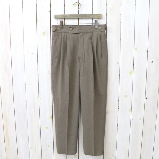 Needles『Tucked Side Tab Trouser-Poly Cloth』(Brown)