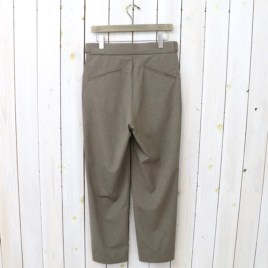 Needles『Tucked Side Tab Trouser-Poly Cloth』(Brown)