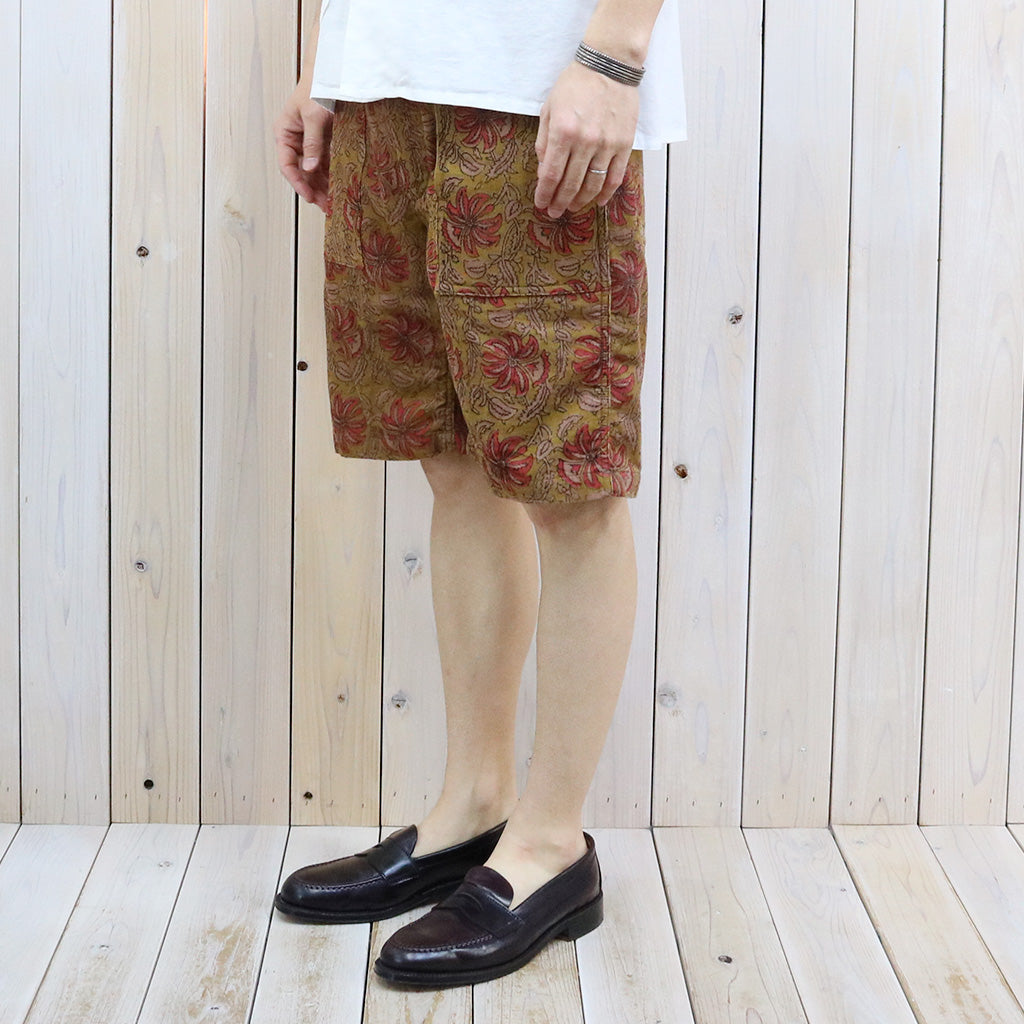 ENGINEERED GARMENTS : Fatigue Short-Floral Printed Corduroy