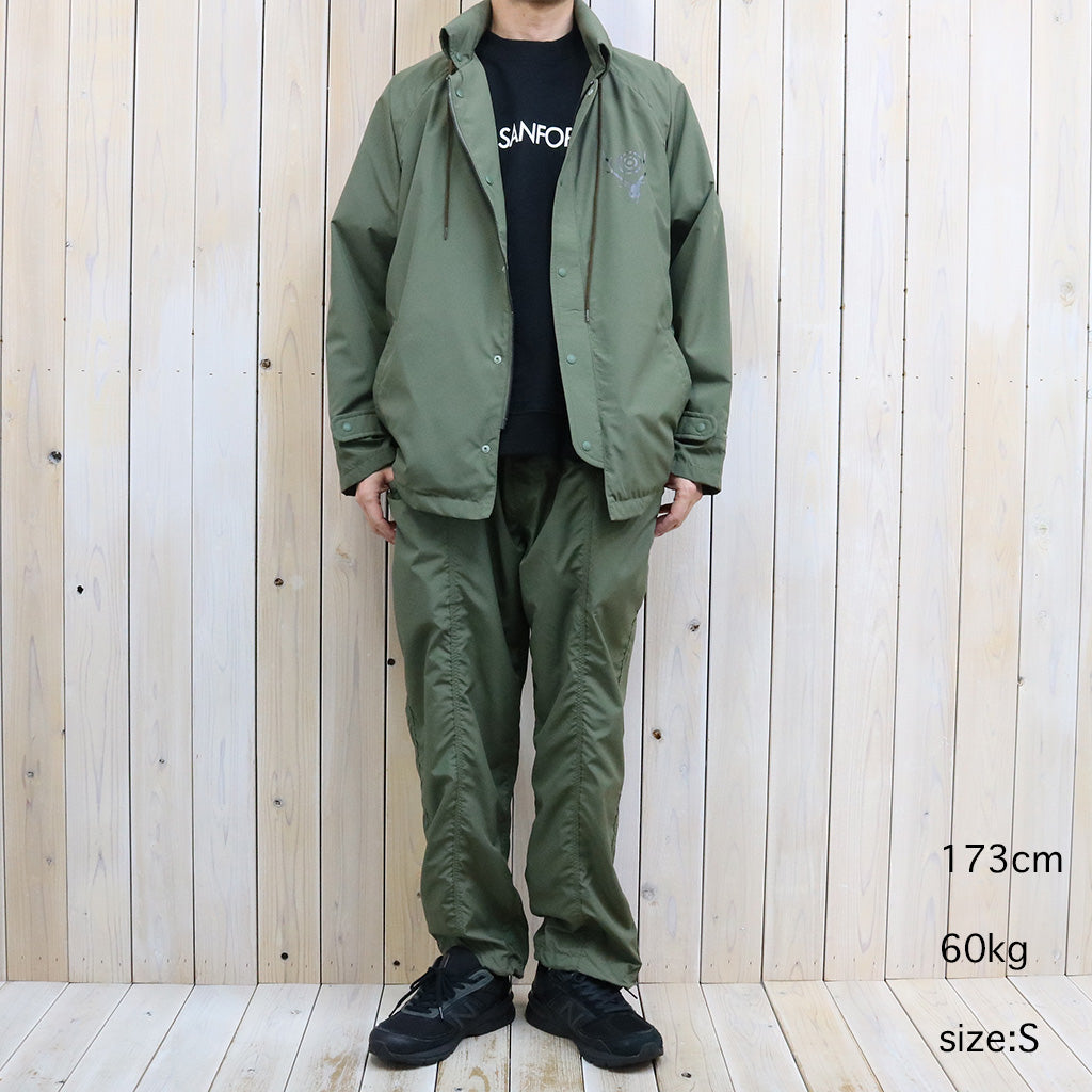SOUTH2 WEST8 : Belted C.S.Pant-Poly Taffeta (Olive)