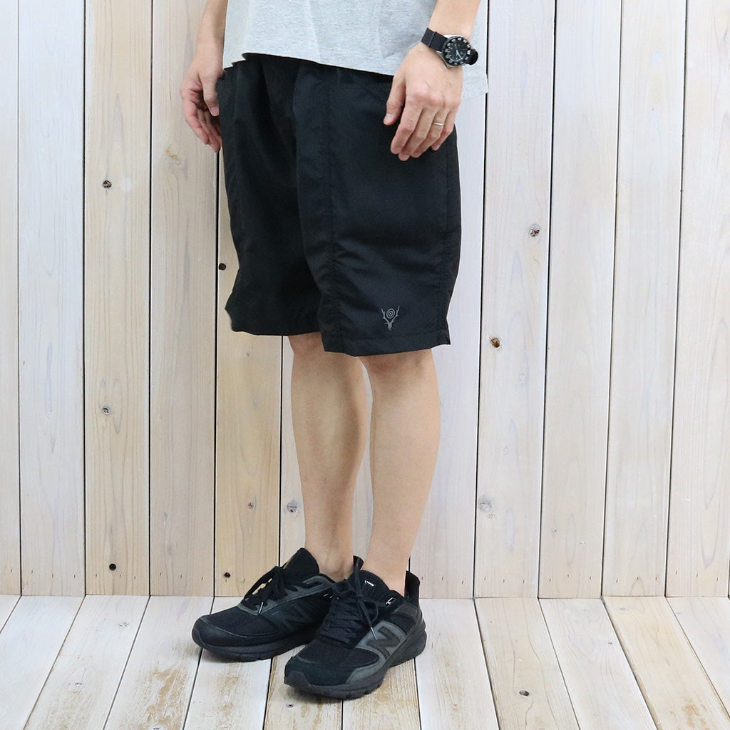 SOUTH2 WEST8『Belted C.S.Short-Poly Taffeta』(Black)