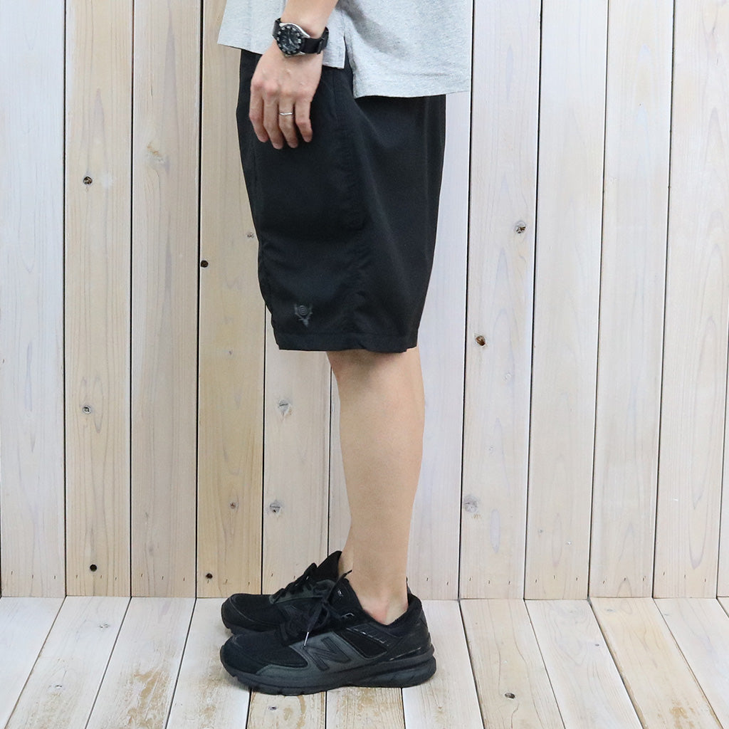 SOUTH2 WEST8『Belted C.S.Short-Poly Taffeta』(Black)