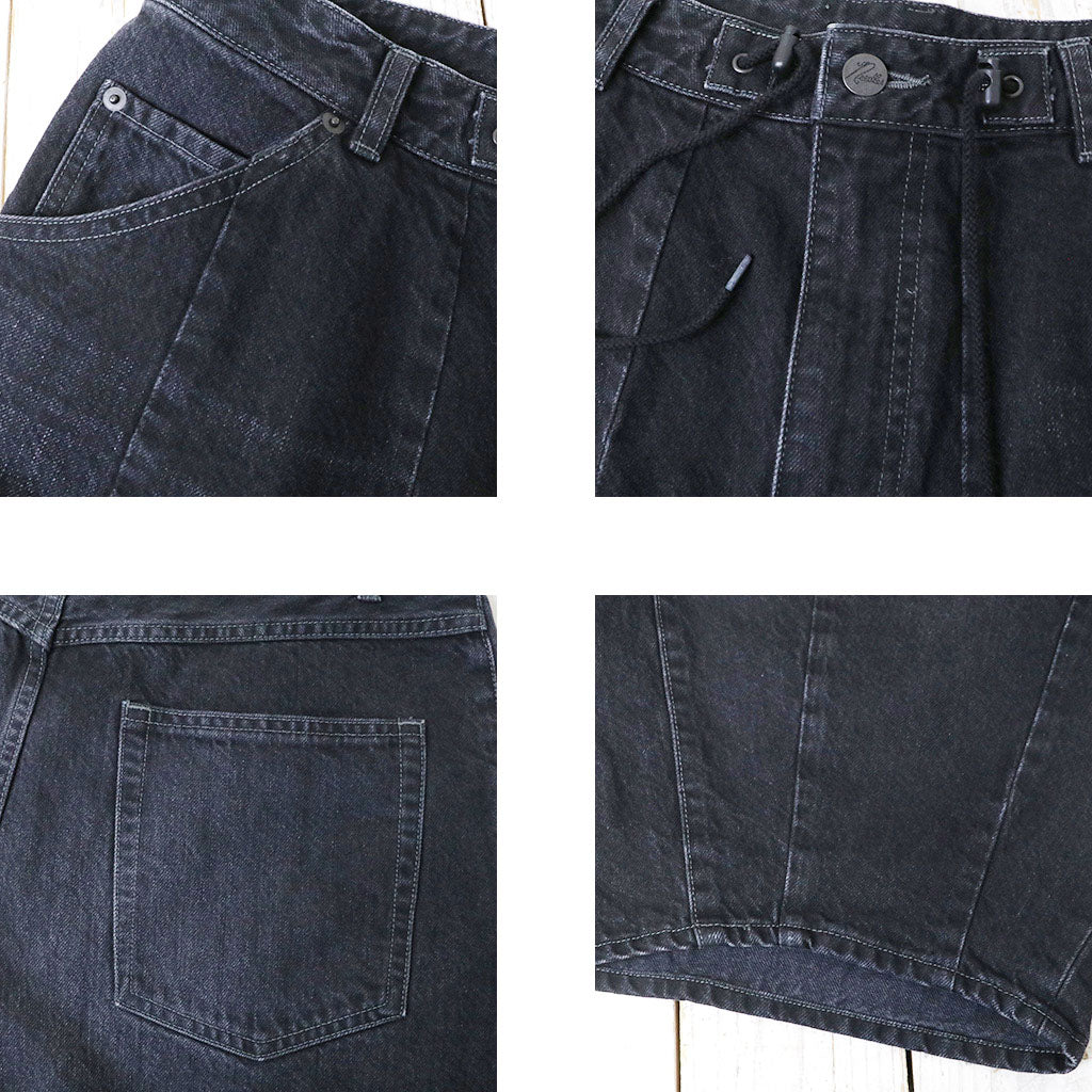 Needles : H.D. Pant-Jean 12oz Denim (Black)