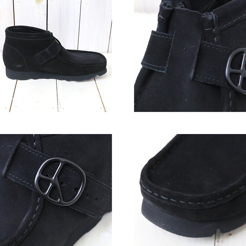 Needles×Clarks『Wallabee BT -Peace Buckle』(Black Suede)