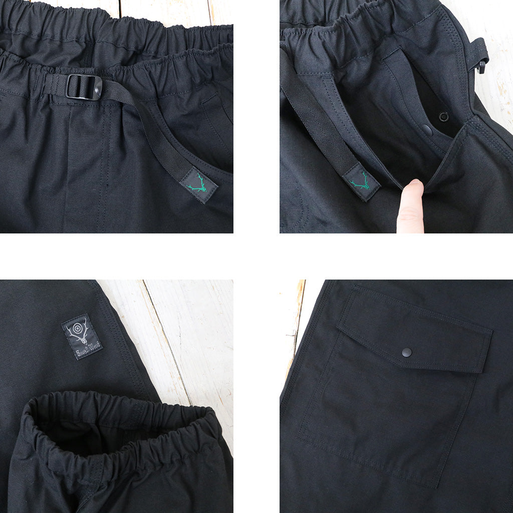 SOUTH2 WEST8『Belted Utility Pant-C/MO Ripstop』(Black)
