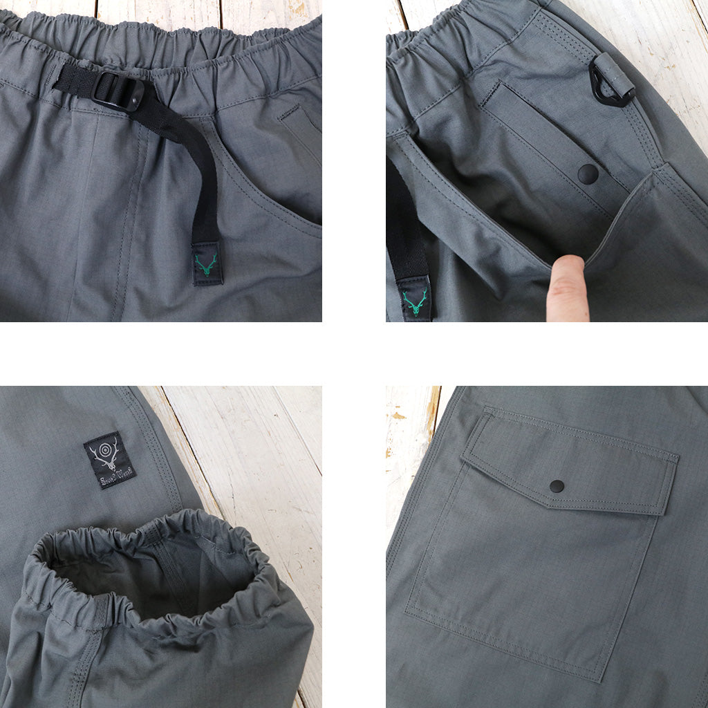 SOUTH2 WEST8『Belted Utility Pant-C/MO Ripstop』(Grey)