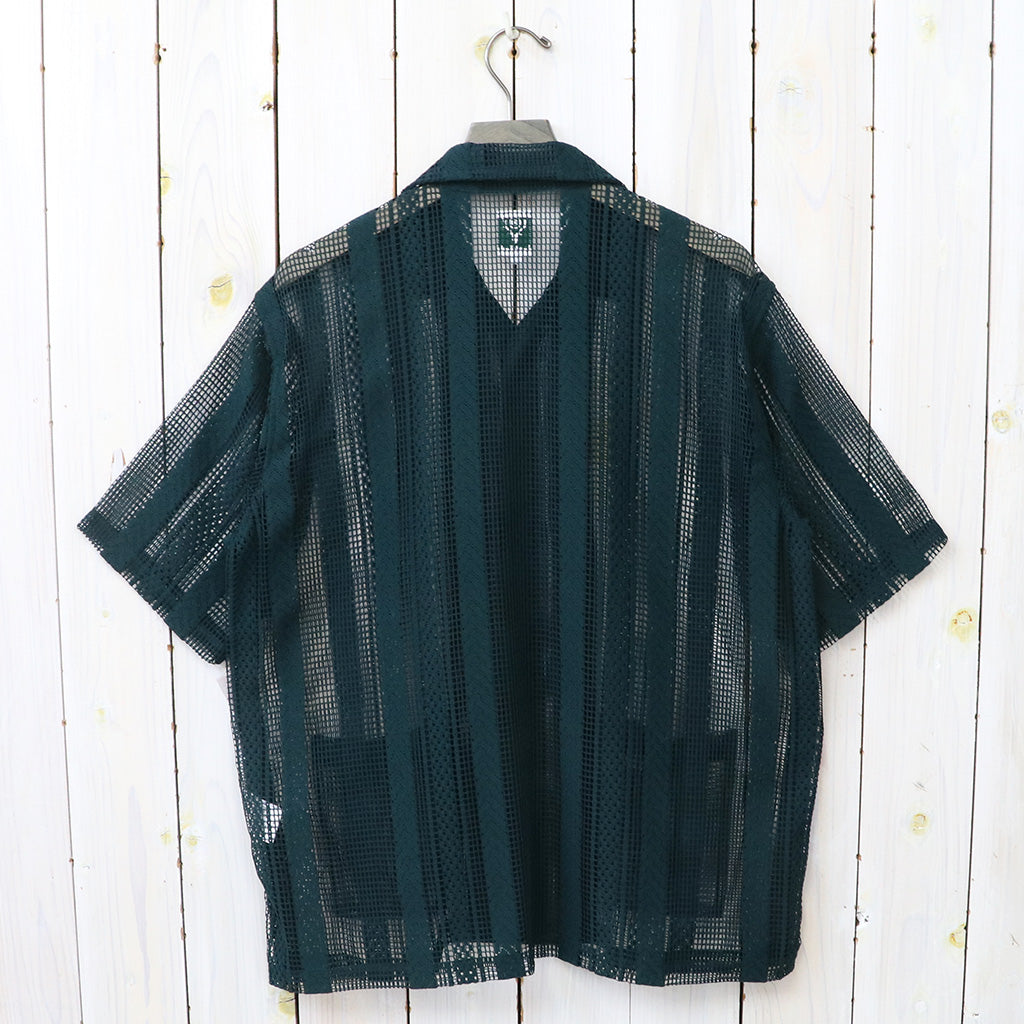 SOUTH2 WEST8『Cabana Shirt-Poly Lace』(Green)