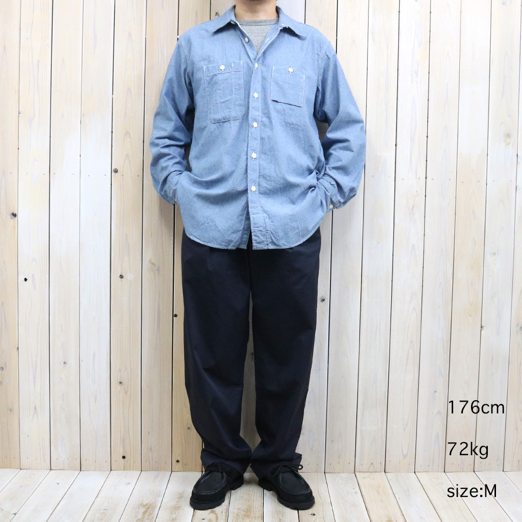 ENGINEERED GARMENTS : Work Shirt-4.5oz Cotton Chambray