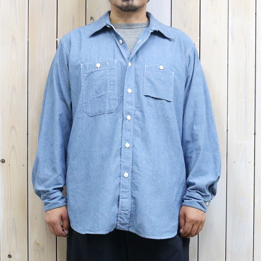 ENGINEERED GARMENTS : Work Shirt-4.5oz Cotton Chambray