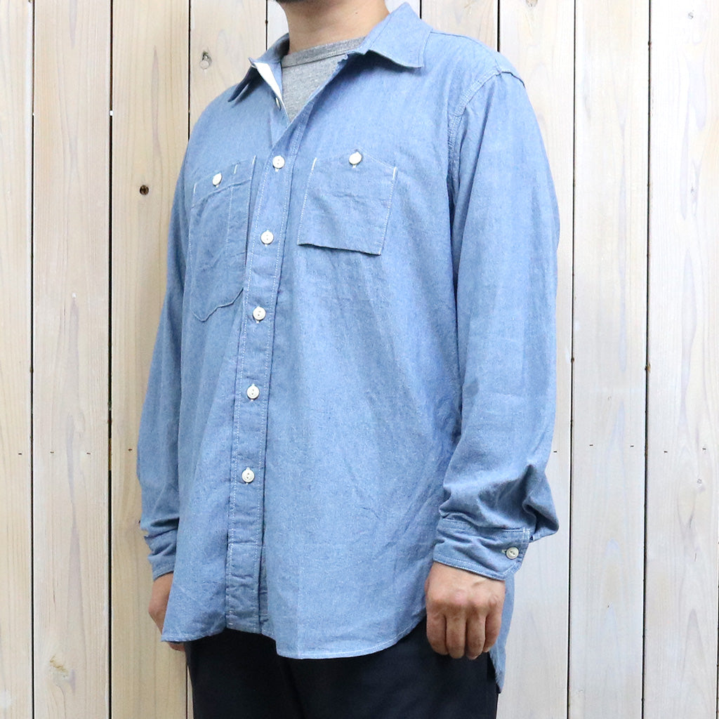 ENGINEERED GARMENTS : Work Shirt-4.5oz Cotton Chambray