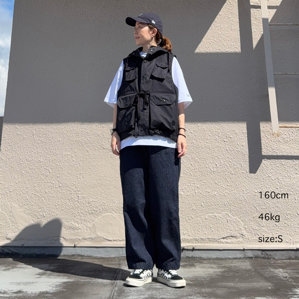 ENGINEERED GARMENTS : Field Vest-Cotton Ventile Twill (Dk.Navy)