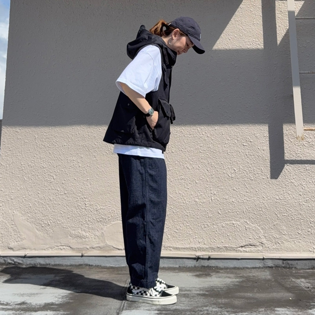 ENGINEERED GARMENTS : Field Vest-Cotton Ventile Twill (Dk.Navy)