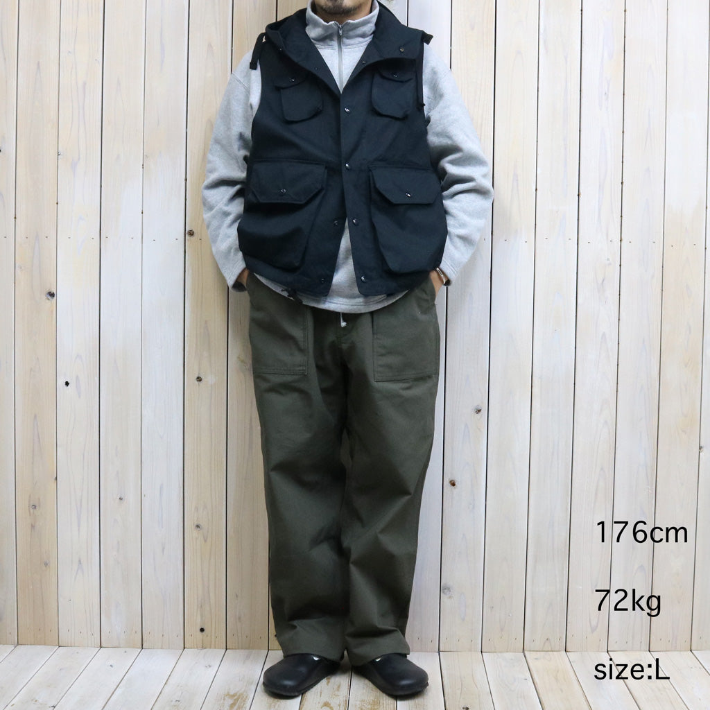 ENGINEERED GARMENTS : Field Vest-Cotton Ventile Twill (Dk.Navy)