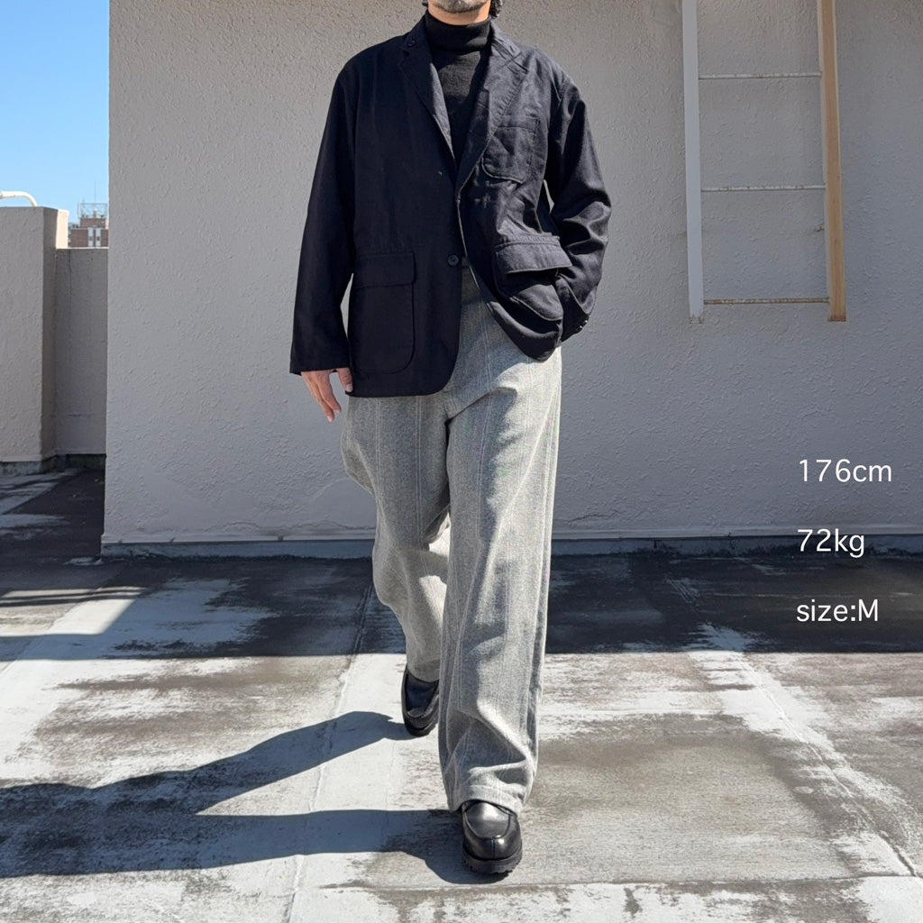 ENGINEERED GARMENTS : Loiter Jacket-High Count Worsted Wool (Dk.Navy)