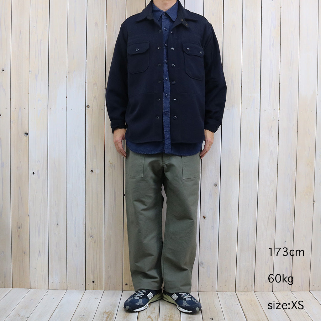 ENGINEERED GARMENTS : CPO Shirt Jacket-Heavy Wool Elastique (Dk.Navy)