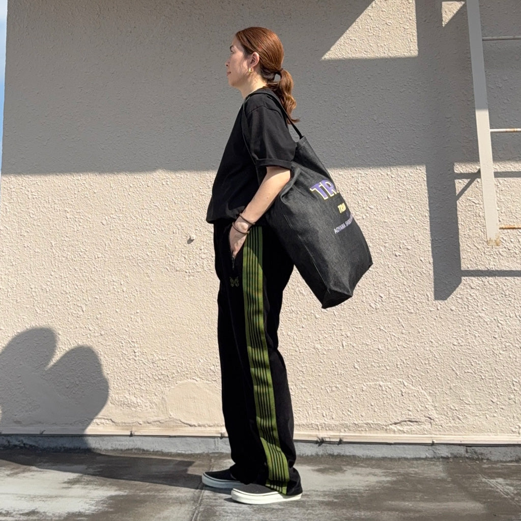 Needles : Narrow Track Pant-C/Pe Velour (Black)