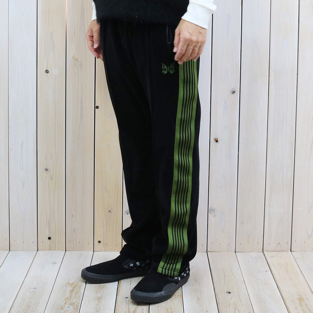 Needles : Narrow Track Pant-C/Pe Velour (Black)