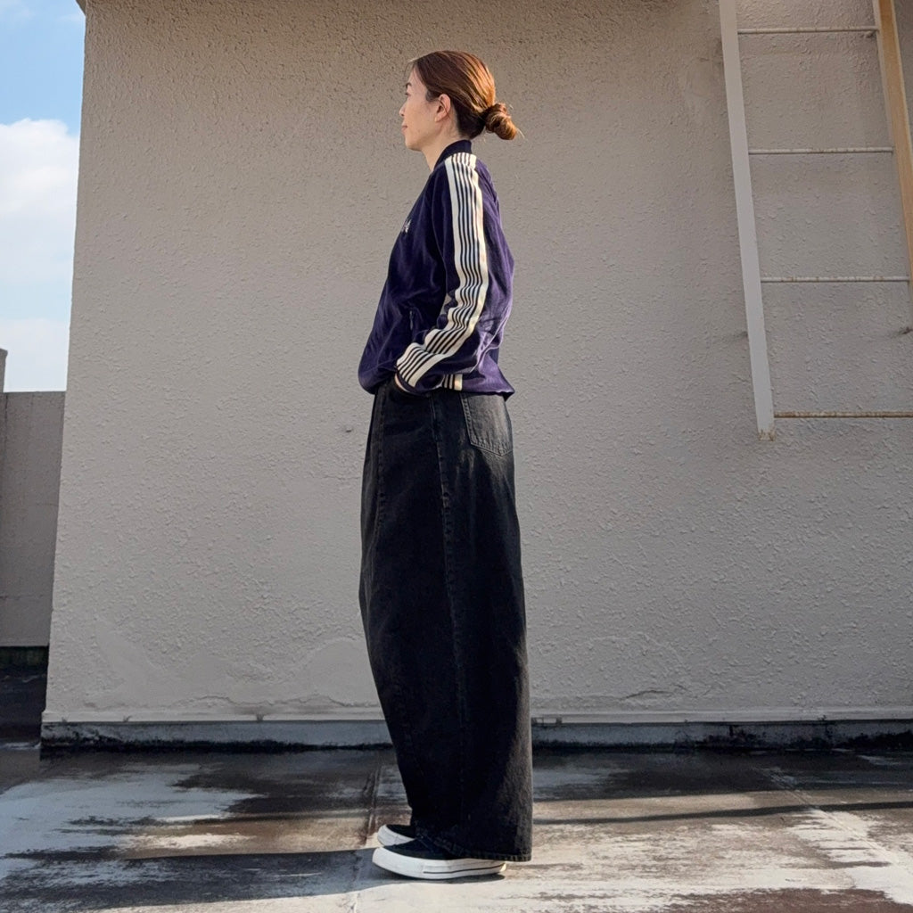Needles : Rib Collar Track Jacket-C/PE Velour (Navy)