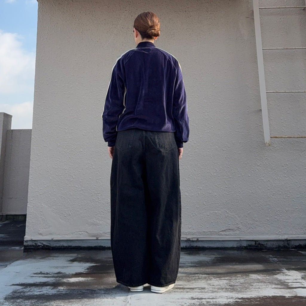 Needles : Rib Collar Track Jacket-C/PE Velour (Navy)
