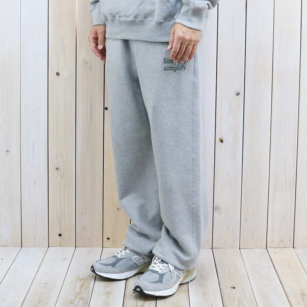 SOUTH2 WEST8 : Emb.String Sweat Pant-Cotton French Terry (H.Grey)